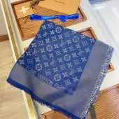 foulard louis vuitton marron monogram pas cher laine soie l140cm w140cm 087